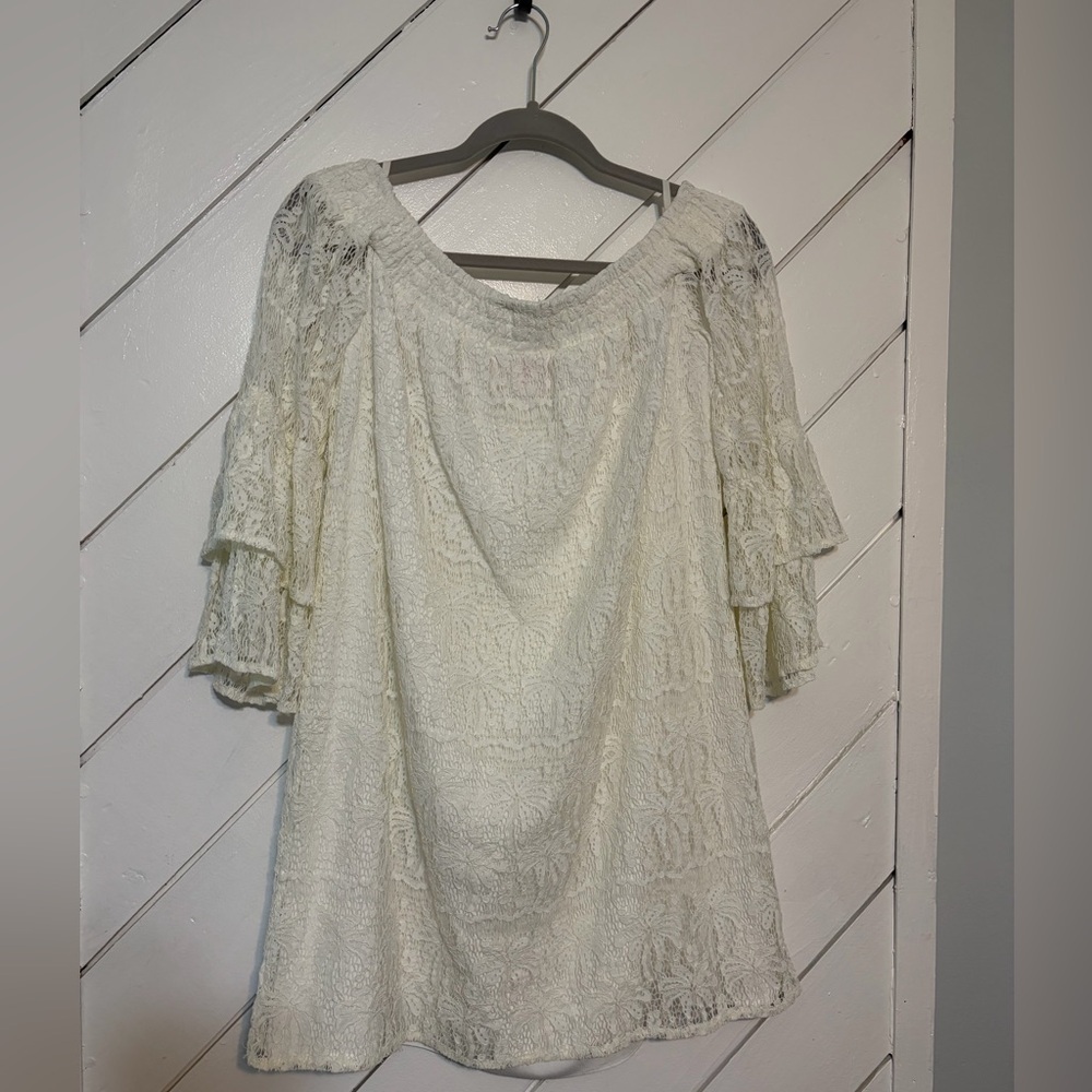 Lilly Pulitzer Cream Lace Mini Dress